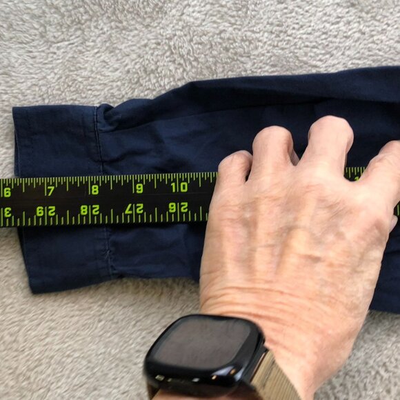 Vintage Guess Jeans Mens Shirt Medium Long Sleeve Button Up Casual Classic Blue - Picture 5 of 8